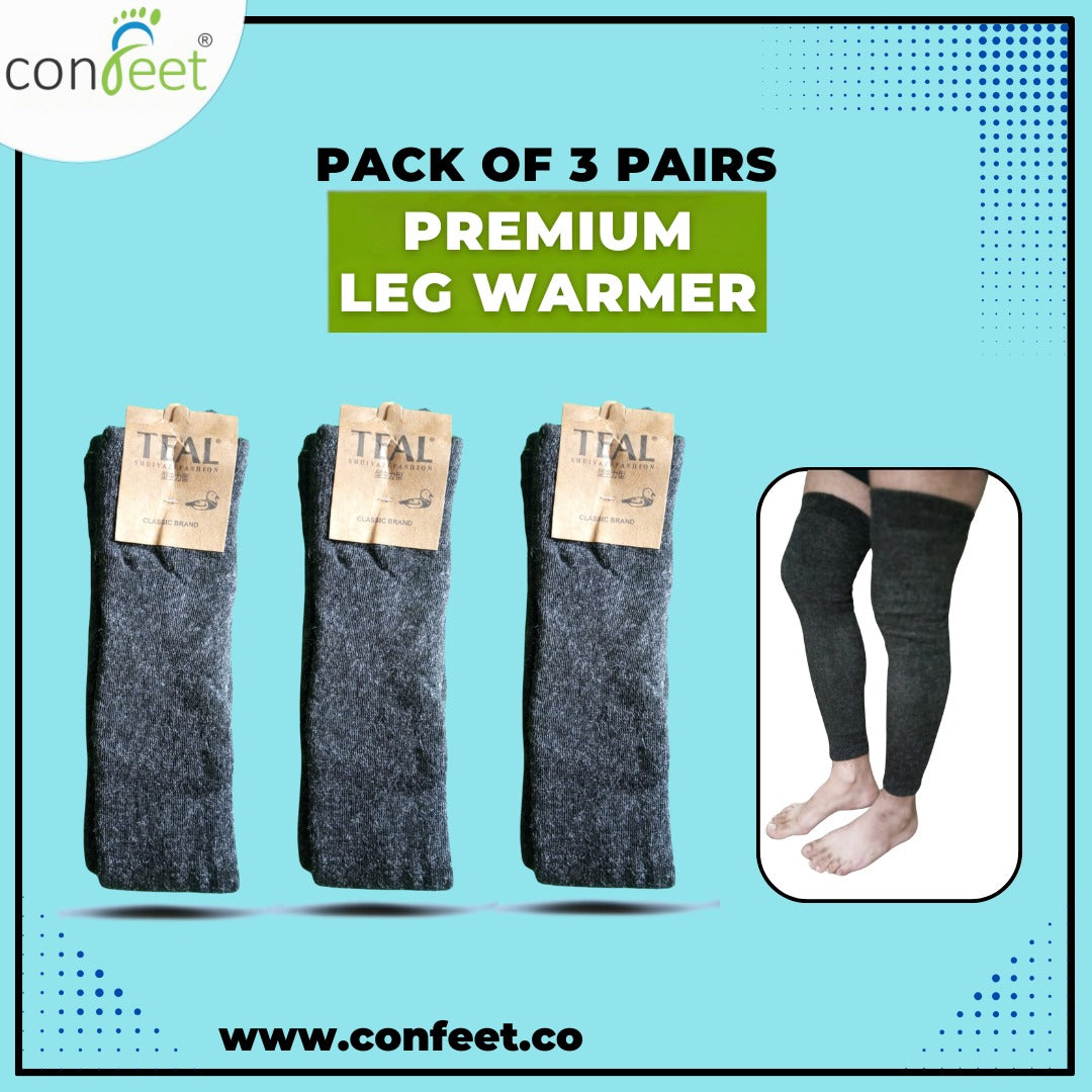 Leg Warmer-(Three Pairs) Premium Men and Women