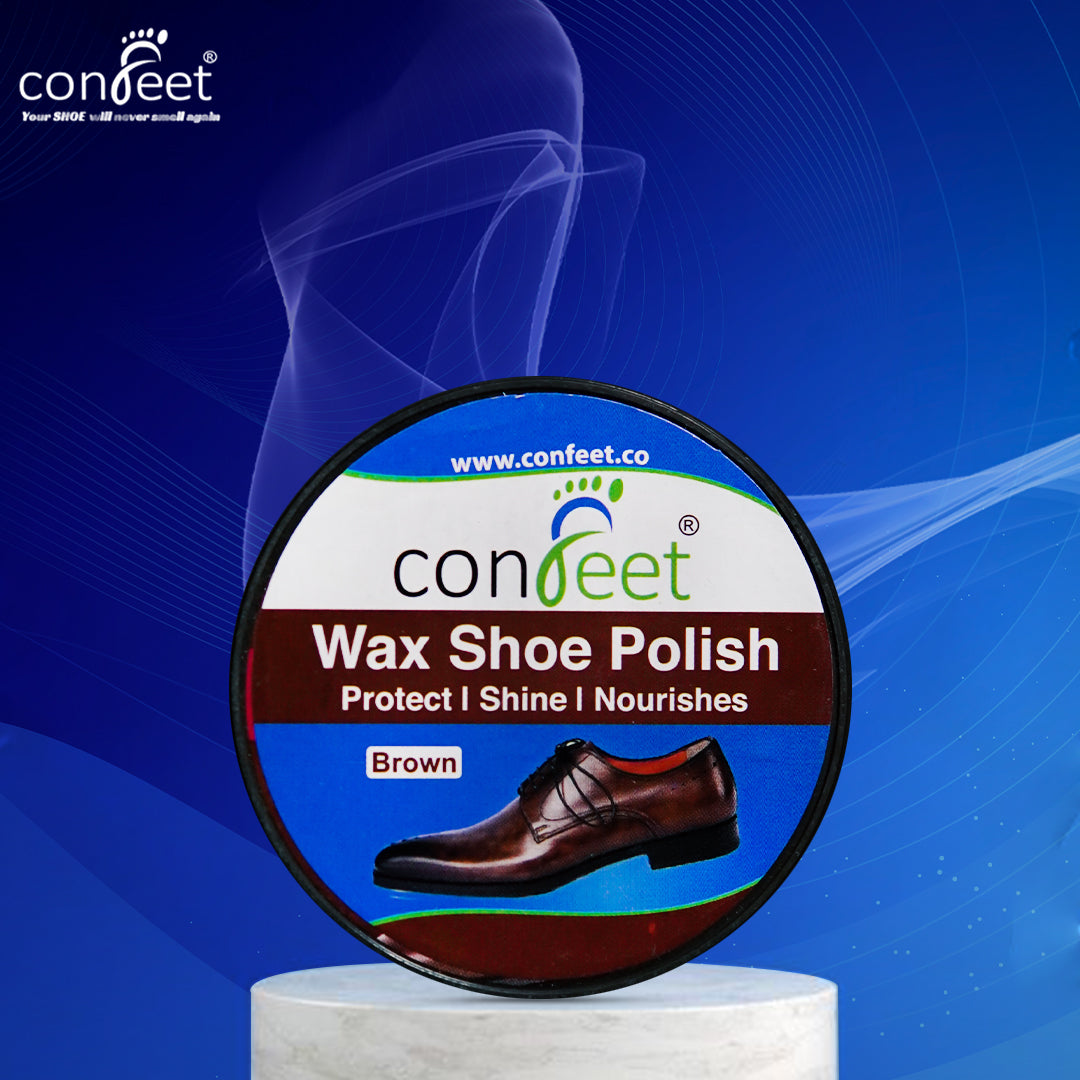 Confeet Wax Shoe Polish (Brown)