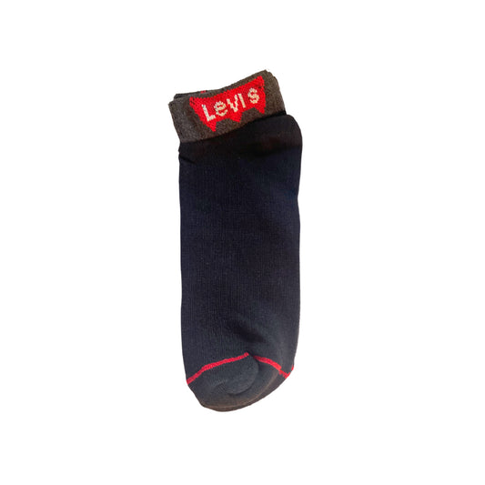 Branded Levi's Cotton Ankle Socks (Pack Of 6 Pairs)