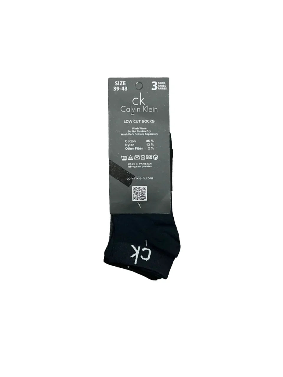 Branded CK Cotton Ankle Socks (Pack Of 12 Pairs)