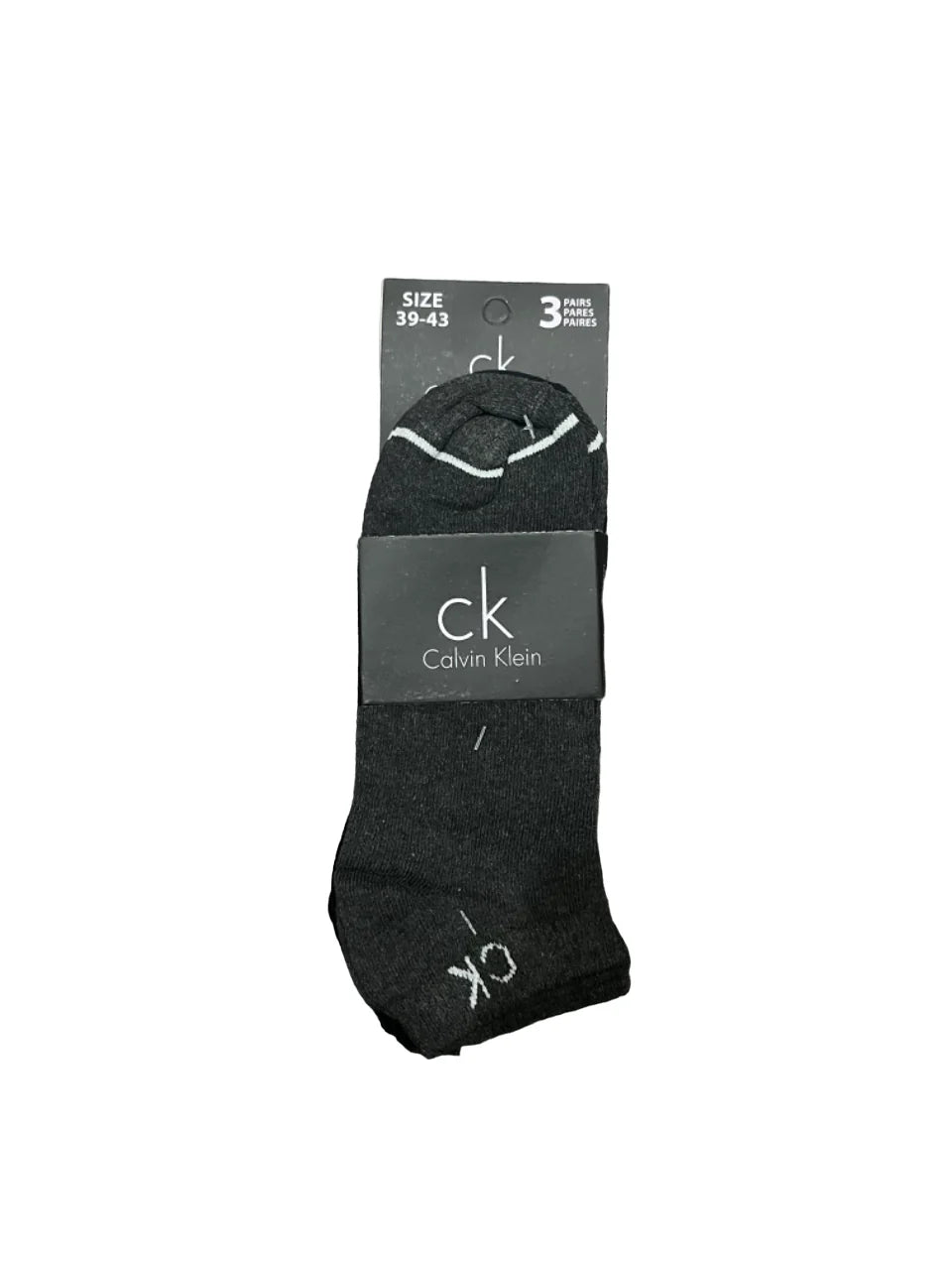 Branded CK Cotton Ankle Socks (Pack Of 3 Pairs)