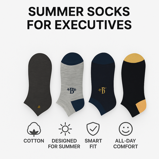 Confeet Value Executive Socks – Affordable Summer Comfort | (12 Pairs)