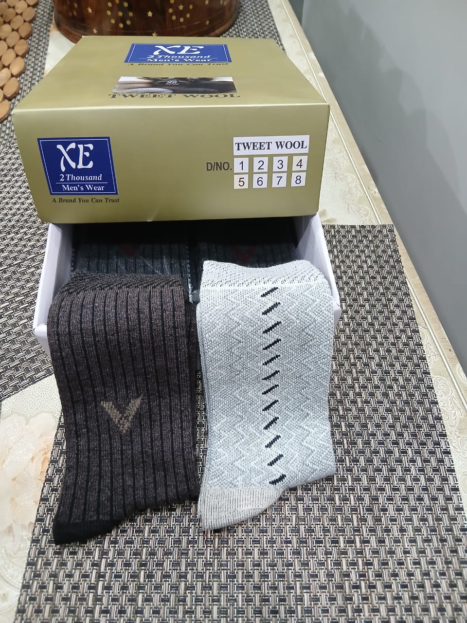 Original Wool Socks โ Pack of 5 Pairs | Authentic Wool Warm Socks