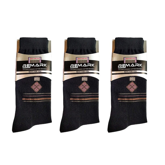 Long Cotton Socks for Winter - Pack of 6 Pairs