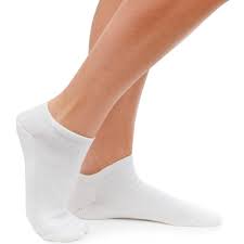 Premium Cotton Ankle Socks (6 Pairs)-White