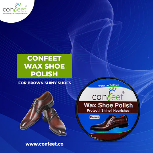 Confeet Wax Shoe Polish (Brown)