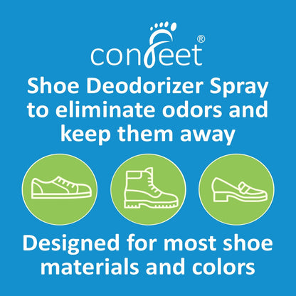 Confeet Shoe Smell Remover Spray| Ultimate Odor Elimination| Long Lasting Freshness| Shoe Deodorizer - ConFeet