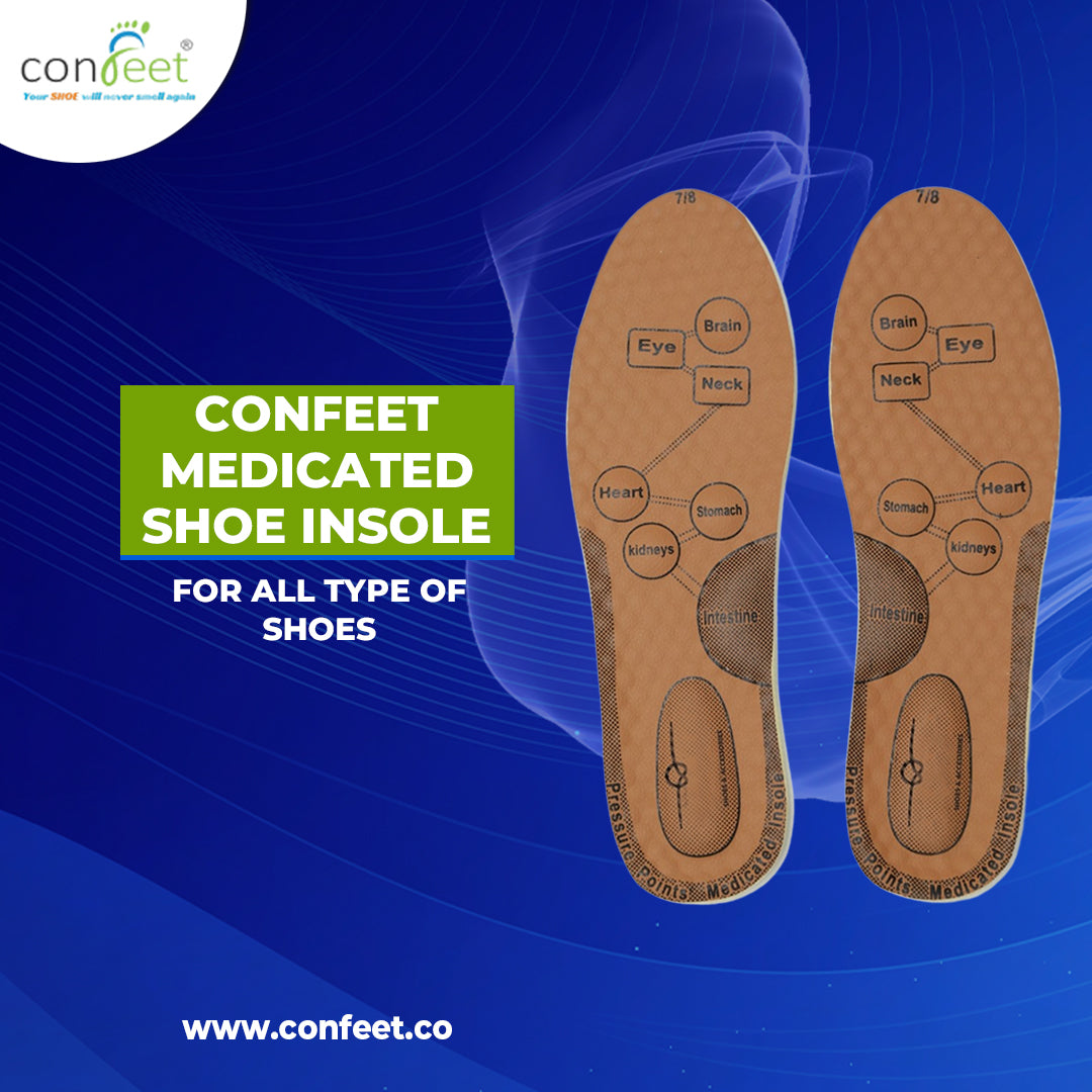 Confeet Medicated Shoe Insoles For Men and Women