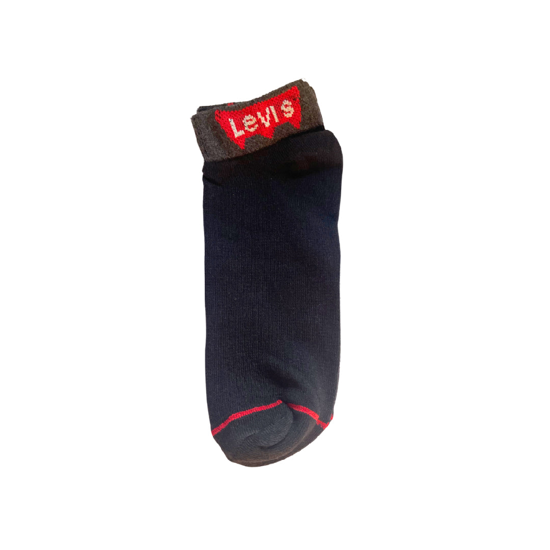 Branded Levi's  Cotton Ankle Socks (Pack Of 6 Pairs)