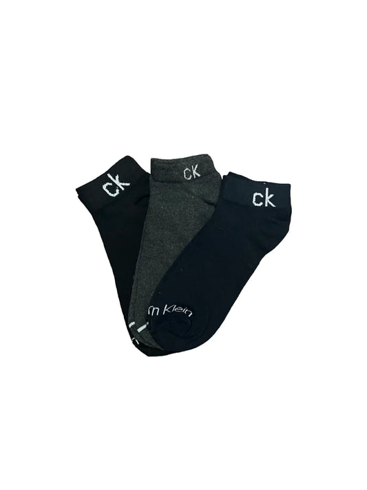 Branded CK  Cotton Ankle Socks (Pack Of 3 Pairs)