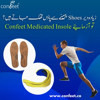 Confeet Medicated Shoe Insoles For Men and Women