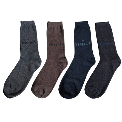 TOMMY Long Cotton Winter Socks-MIX Colors (3 Pairs)