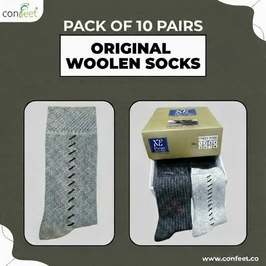 Original Wool Socks – Pack of 10 Pairs | Authentic Wool Warm Socks