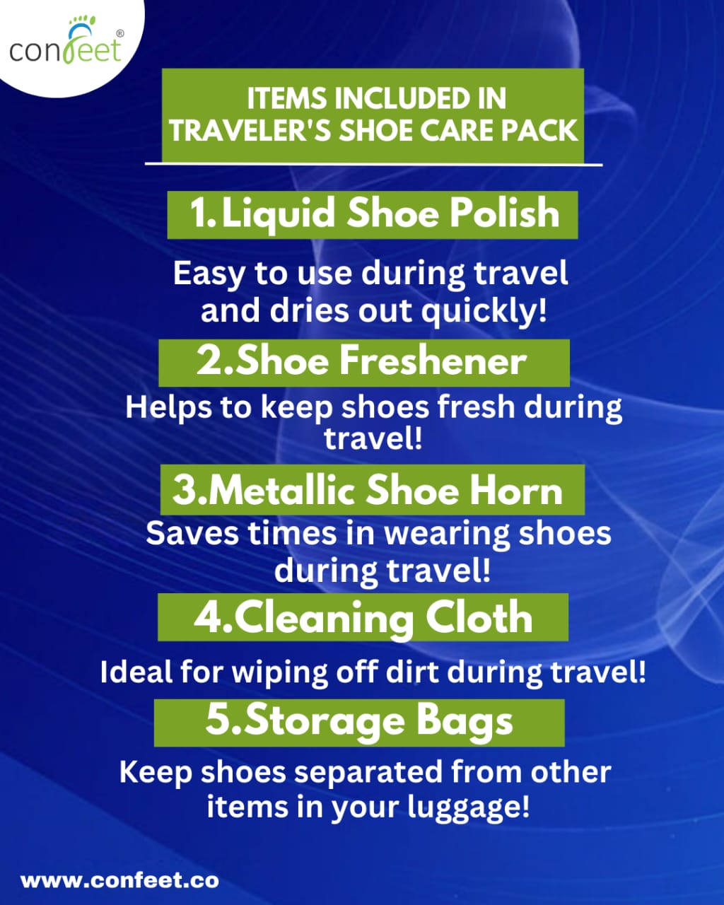 Traveler's Shoe Care Pack